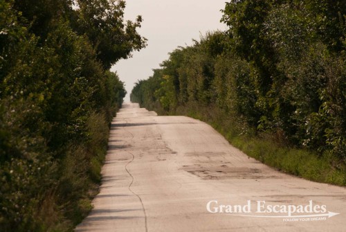 Road near the Romania, Bulgaria, Europe
