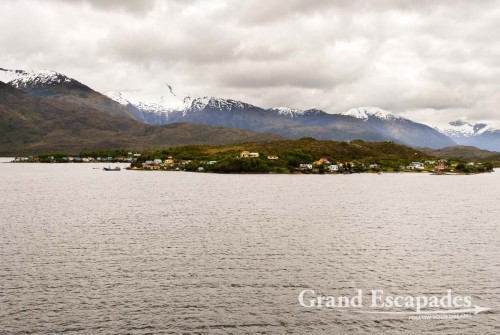 Cruise from Puerto Montt to Puerto Natales, Patagonia, Chile - Puerto Eden is a small settlement with 180 inhabitants and the home of the last surviving Kawaskers