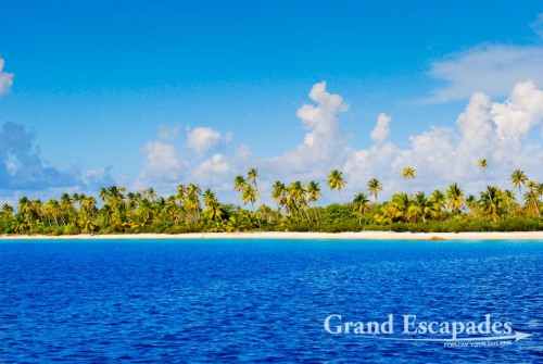 Fakarava Atoll, French Polynesia - The very name Tahiti probably triggers the wildest imaginations in most people, a tropical island with white sandy beaches lined with palm trees