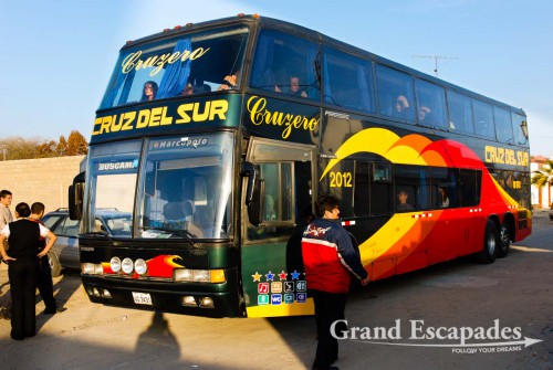 A 7 hours bus ride took us from Lima to Nasca across the desert along the cost of Peru ...