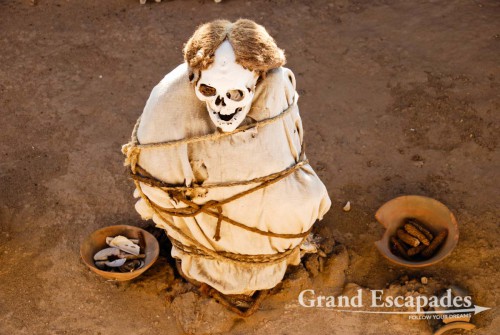 Ica-Chincha Mummies found in the Chauchilla Cemetery ... near Nazca, Peru
