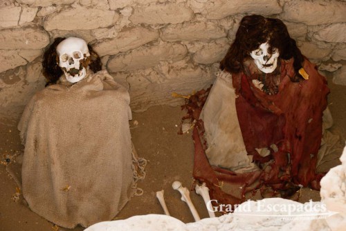 Ica-Chincha Mummies found in the Chauchilla Cemetery ... near Nazca, Peru