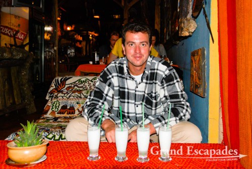 Gilles in Aguas Qualientes, near Machu Picchu, Peru
