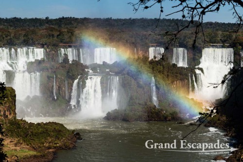Panoramic View of Iguazu Falls, Brazil