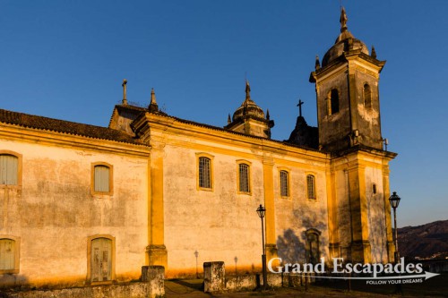 Igreja da Nossa Senhora do Carmo at Sunset, Ouro Preto, Minas Gerais, Brazil