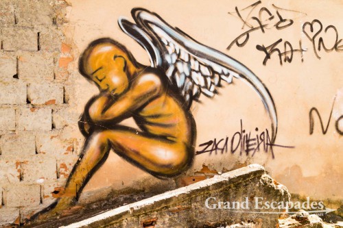Street Art in the Pelourinho, Salvador de Bahia, Brazil