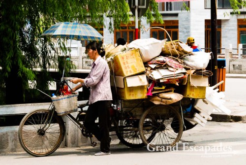 In the streets of Yangshuo, China