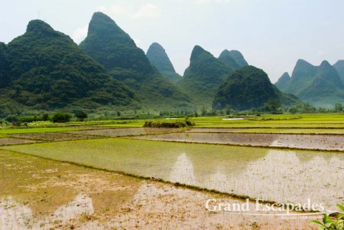 Karst Landscape along Yulong River, Yangshuo, China