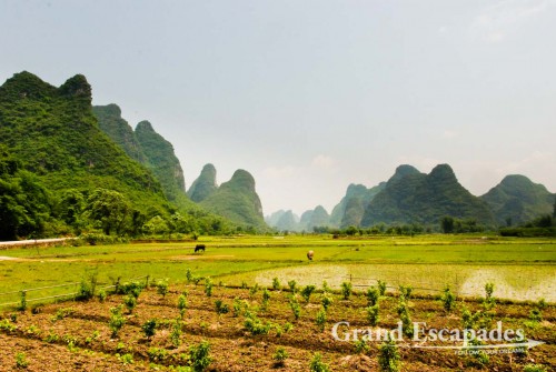 Karst Landscape along Yulong River, Yangshuo, China