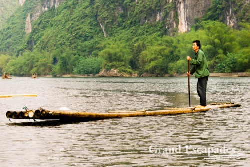 "Cruises" on Li River, Yangshuo, China