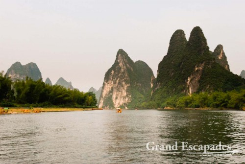 Karst Landscape along Li River, Yangshuo, China