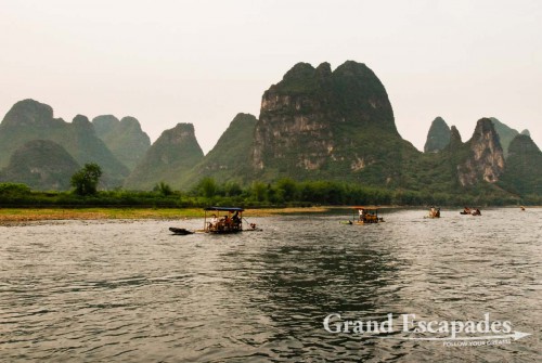 Karst Landscape along Li River, Yangshuo, China