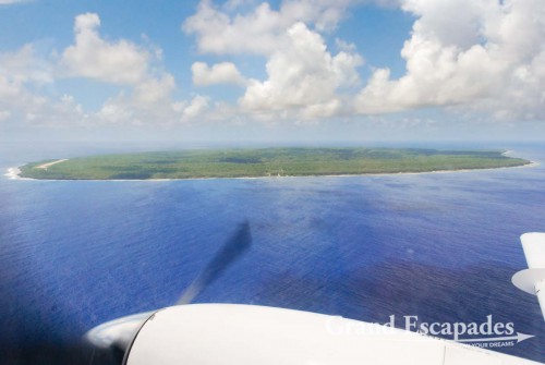 Appoaching Atiu Island, Cook Islands