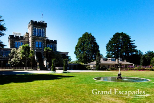 Larnoch Castle, the only castle in New Zealand, South Island, New Zealand