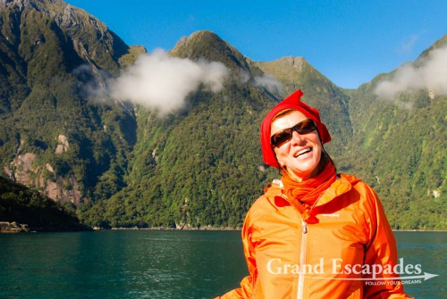 Sailing the Milford Sound on the MV Friendship, South Island, New Zealand
