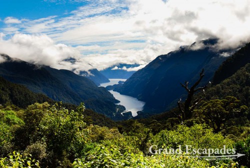 View of Doubtful Sound from Wilmot Pass, South Island, New Zealand