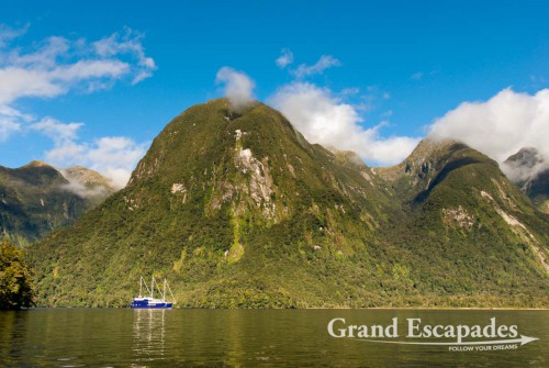 Sailing the Doubtful Sound, South Island, New Zealand
