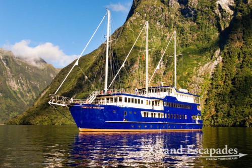 Sailing the Doubtful Sound, South Island, New Zealand