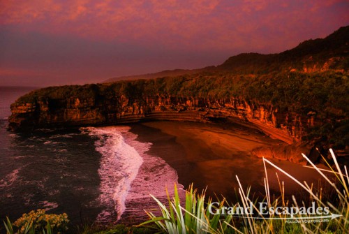 Truman Trail at Sunset, West Coast, South Island, New Zealand
