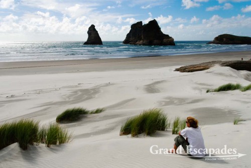 Wharariki Beach, South Island, New Zealand