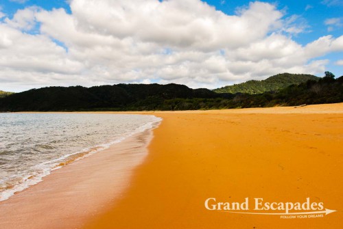 Golden beaches in the Abel Tasman National Parc, South Island, New Zealand