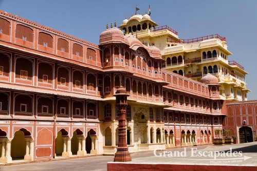 Chandra Mahal, City Palace, Jaipur, the Pink City, Rajasthan, India