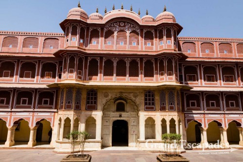 Chandra Mahal, City Palace, Jaipur, the Pink City, Rajasthan, India