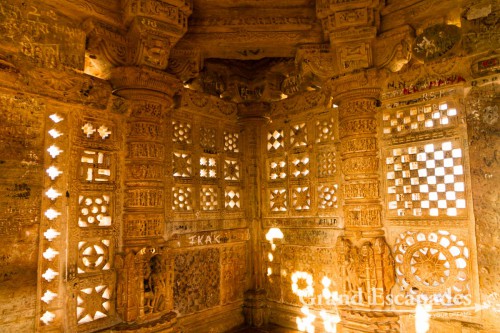 Jaya Stambha or Tower of Victory, Chittorgarh Fort, Chittorgarh, Rajasthan, India