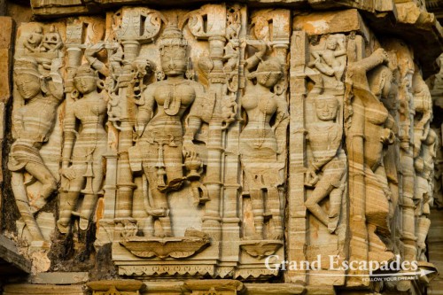 Jaya Stambha or Tower of Victory, Chittorgarh Fort, Chittorgarh, Rajasthan, India