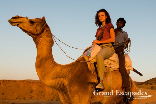 Camel Safari around Pushkar, Rajasthan, India