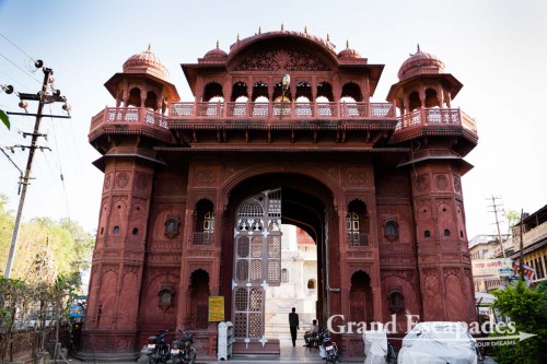 Nasiyan Red Temple, a stunning Jain Temple, Ajmer, Rajasthan, india