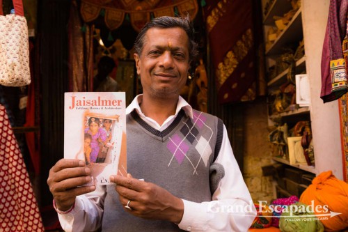 Mr. Kathri, Curator & Owner of the Thar Heritage, Museum, Jaisalmer, Rajasthan, India