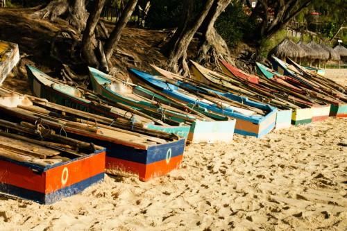 Tofo beach, fishermen's boat- Picture by Jason Risley