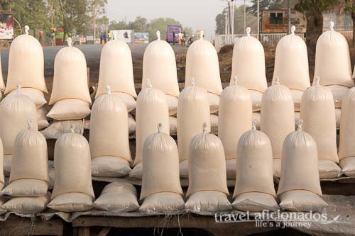 sacks of Gari