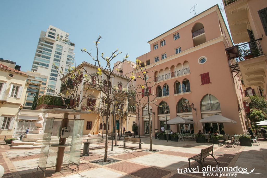 Reconstructed downtown - empty of life